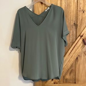 Sage Green Dress Top